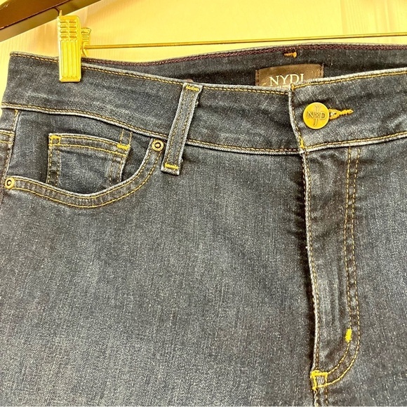 NYDJ Plus 14 Alina Lift Tuck Skinny Leggings Jeans dark washed women’s - Picture 4 of 13